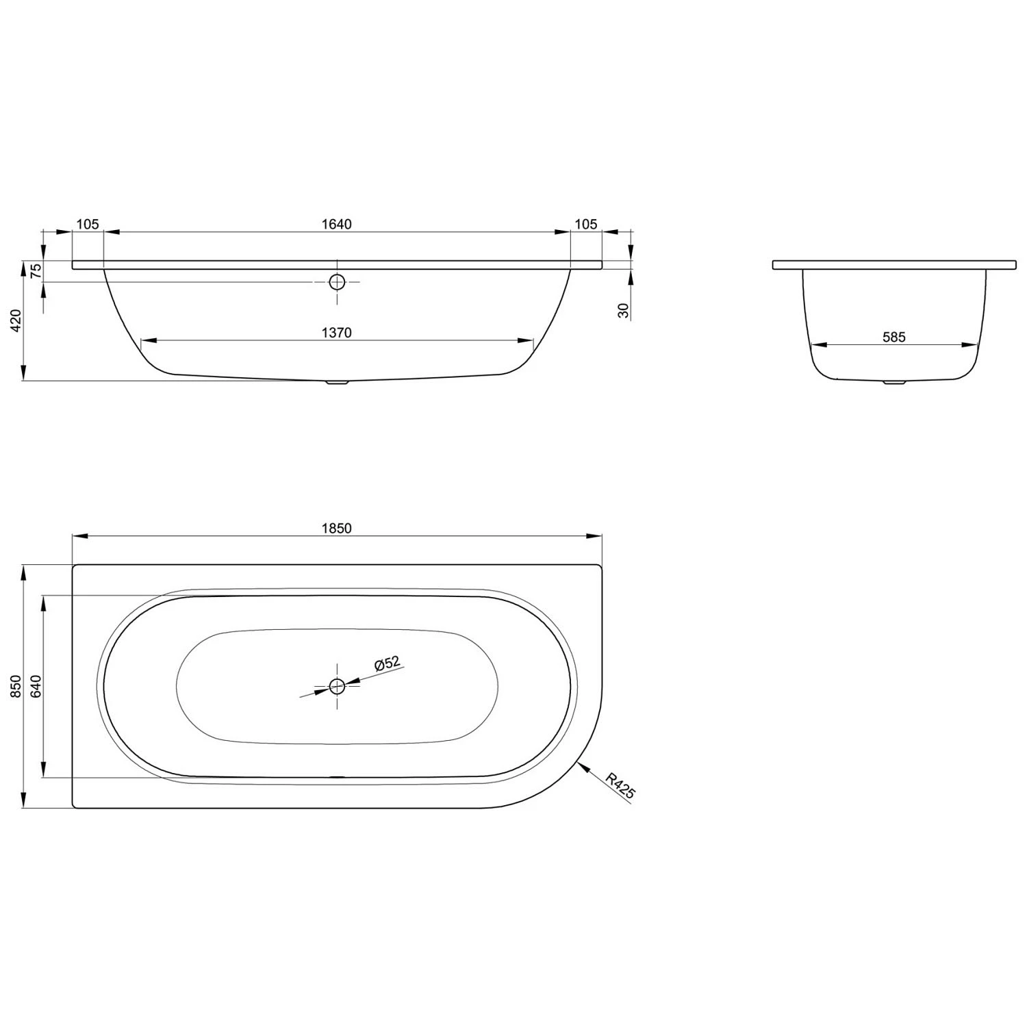 Bette Starlet IV Badewanne 185 X 85 Cm 3 Bette Starlet IV Badewanne 185 X 85 Cm