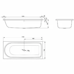 Bette BetteOcean Lowline 170 X 75 Cm, Überlauf Hinten 7 Bette BetteOcean Lowline 170 X 75 Cm, Überlauf Hinten -Badezimmer Verkaufs-Shop bette badewannen rechteckbadewannen betteocean lowline 2118733