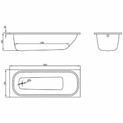 Bette Classic Badewanne 180 X 70 X 45 Cm -Badezimmer Verkaufs-Shop bette classic badewanne 180 70 45 cm 2117827