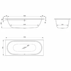 Bette Starlet Badewanne 170 X 70 Cm Mit Griffbohrung -Badezimmer Verkaufs-Shop bette starlet badewanne 170 0 x 70 0 cm 2117905