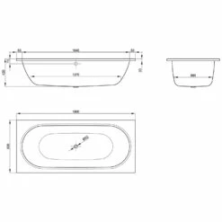 Bette Starlet Badewanne 180 X 80 Cm -Badezimmer Verkaufs-Shop bette starlet badewanne 180 x 80 cm 1630 2117881