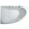 Caribia Delta XL Badewanne 180 X 130 Cm Ohne Schürze, Für Ecke Links -Badezimmer Verkaufs-Shop caribia badewannen delta xl 180 130 9185274