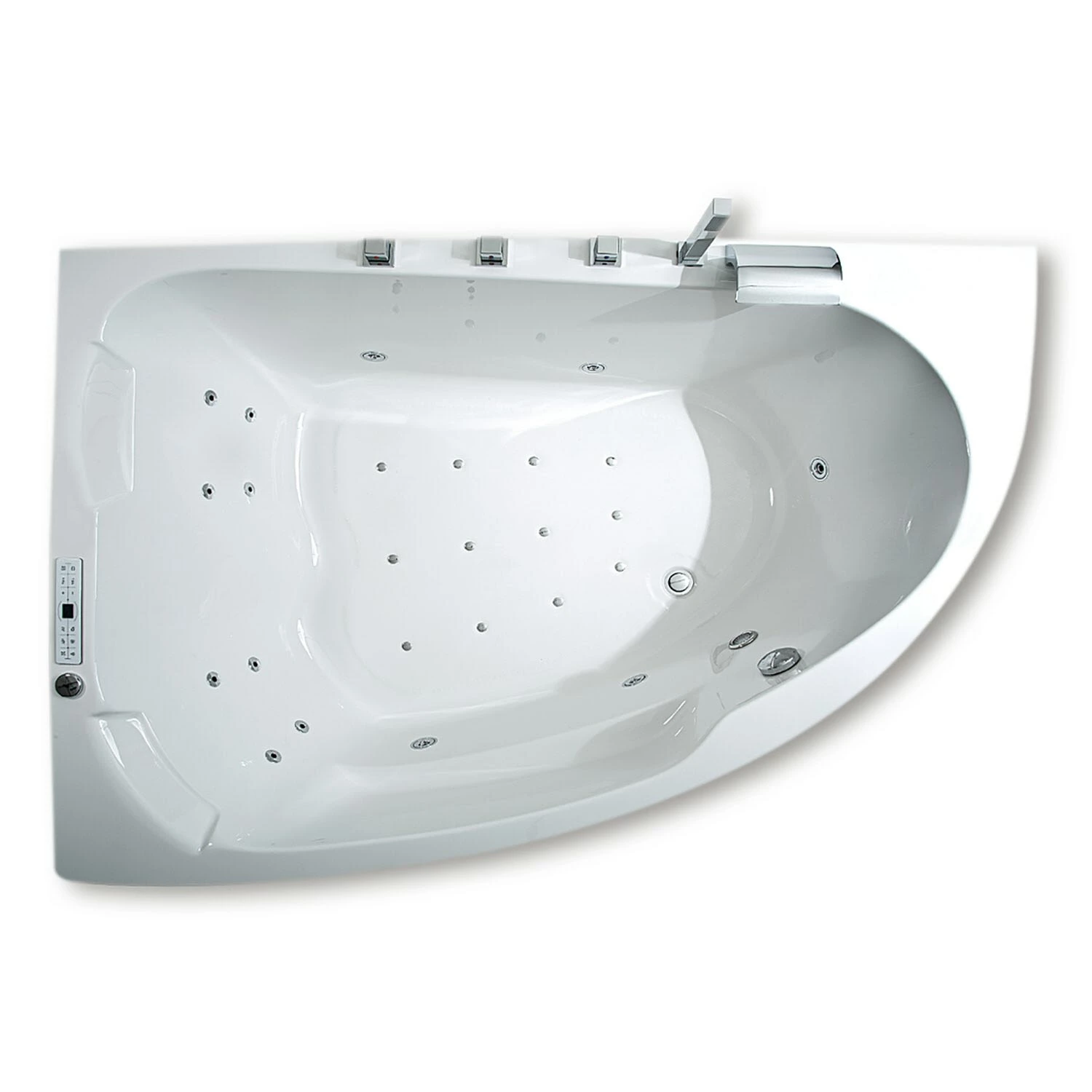 Caribia Delta XL Premium Whirlpool 180 X 130 Cm Ohne Schürze, Für Ecke Links 4 Caribia Delta XL Premium Whirlpool 180 X 130 Cm Ohne Schürze, Für Ecke Links – Bild 2