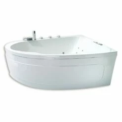 Caribia Delta XL Premium Whirlpool 180 X 130 Cm Mit Schürze, Für Ecke Rechts -Badezimmer Verkaufs-Shop caribia badewannen eck delta xl premium 5954734