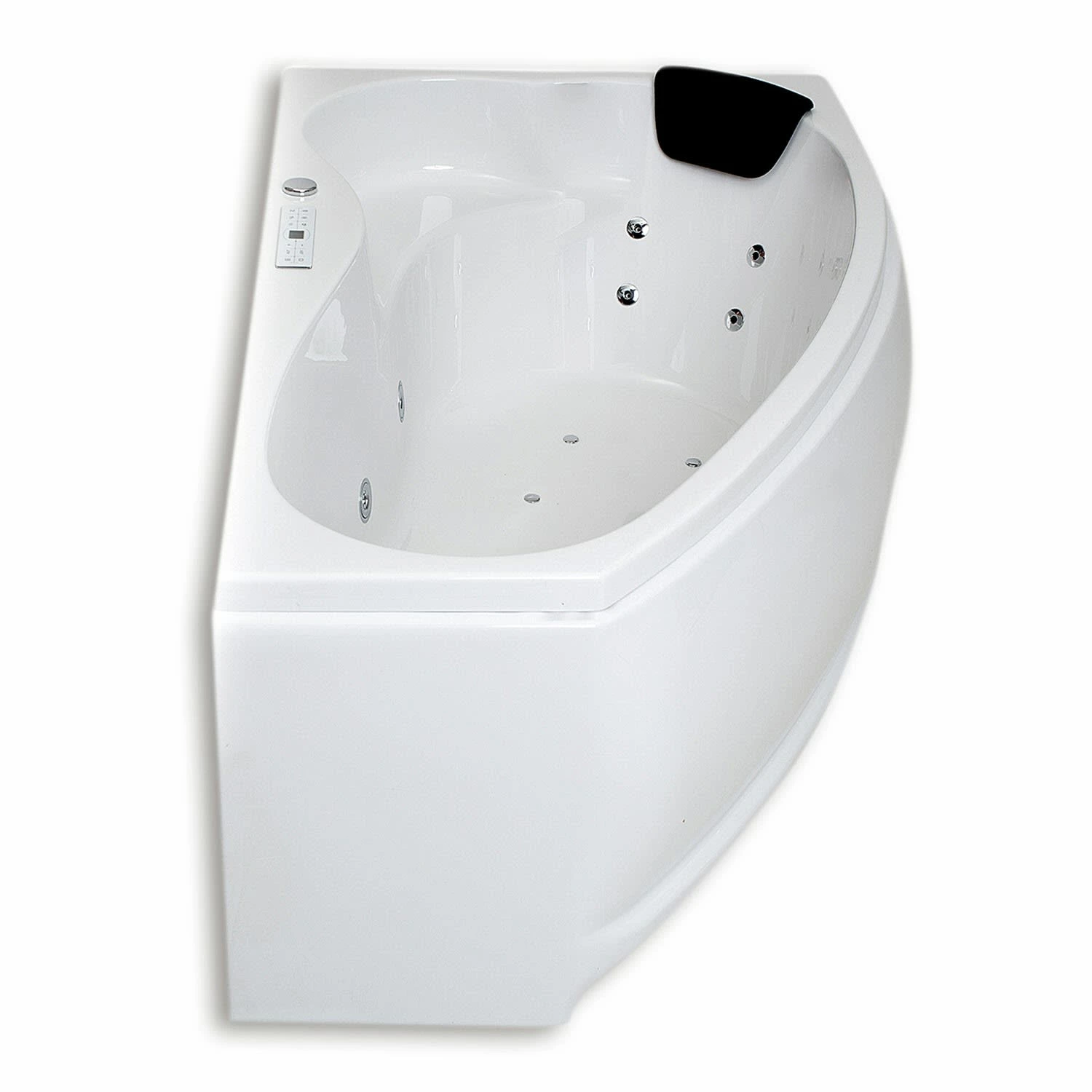 Caribia Mini Corner Premium Whirlpool 160 X 90 Cm Ohne Schürze, Für Ecke Rechts 5 Caribia Mini Corner Premium Whirlpool 160 X 90 Cm Ohne Schürze, Für Ecke Rechts – Bild 3