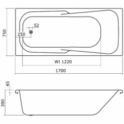 Caribia Rhodos Premium Whirlpool 170 X 75 Cm Mit Schürze 8 Caribia Rhodos Premium Whirlpool 170 X 75 Cm Mit Schürze -Badezimmer Verkaufs-Shop caribia badewannen rechteckbadewannen rhodos premium whirlpool 5927986
