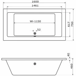 Caribia X-Tube Premium Whirlpool 160 X 75 Cm Mit Schürze -Badezimmer Verkaufs-Shop caribia badewannen rechteckbadewannen x tube premium 5927899