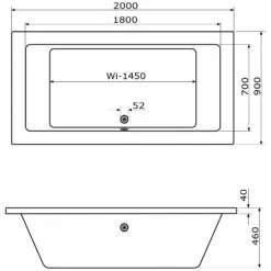 Caribia X-Tube Premium Whirlpool 200 X 90 Cm Mit Schürze 11 Caribia X-Tube Premium Whirlpool 200 X 90 Cm Mit Schürze -Badezimmer Verkaufs-Shop caribia badewannen rechteckbadewannen x tube premium 5927929