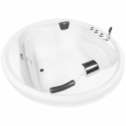 Caribia Vidal Premium Badewanne 182 X 182 Cm, Rund, Ohne Schürze