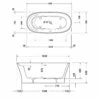 Duravit Cape Cod Badewanne Freistehend 165 X 78 Cm -Badezimmer Verkaufs-Shop duravit badewannen cape cod freistehend 165 4369745