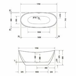 Duravit DuraVato Badewanne 170 X 71 Cm 10 Duravit DuraVato Badewanne 170 X 71 Cm -Badezimmer Verkaufs-Shop duravit badewannen duravato 170 x 71 11029528