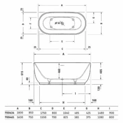 Duravit Luv Badewanne Freistehend 160 X 75 Cm, Mit Überlauf 17 Duravit Luv Badewanne Freistehend 160 X 75 Cm, Mit Überlauf -Badezimmer Verkaufs-Shop duravit luv badewannen freistehend 160 x 4369688