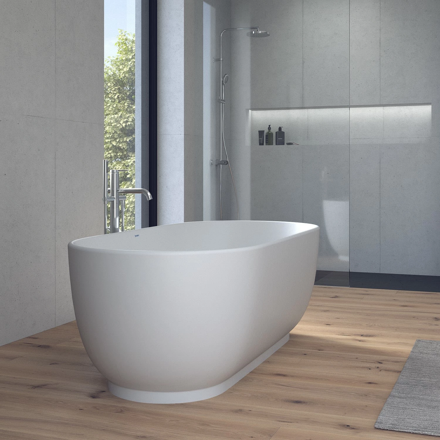 Duravit Luv Badewanne Freistehend 160 X 75 Cm, Mit Überlauf 12 Duravit Luv Badewanne Freistehend 160 X 75 Cm, Mit Überlauf – Bild 10
