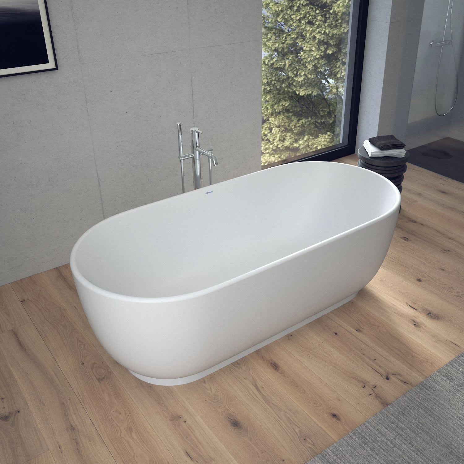 Duravit Luv Badewanne Freistehend 160 X 75 Cm, Mit Überlauf 11 Duravit Luv Badewanne Freistehend 160 X 75 Cm, Mit Überlauf – Bild 9