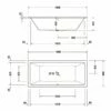 Duravit No. 1 Rechteck-Badewanne 180 X 80 Cm Mit 2 Rückenschrägen -Badezimmer Verkaufs-Shop duravit no 1 badewannen whirlwannen rechteck 6465518