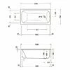 Duravit Qatego Rechteck-Whirlwanne Mit Combi-System E 150 X 75 Cm, Einbauversion -Badezimmer Verkaufs-Shop duravit qatego badewannen whirlwannen rechteck mit 11080348