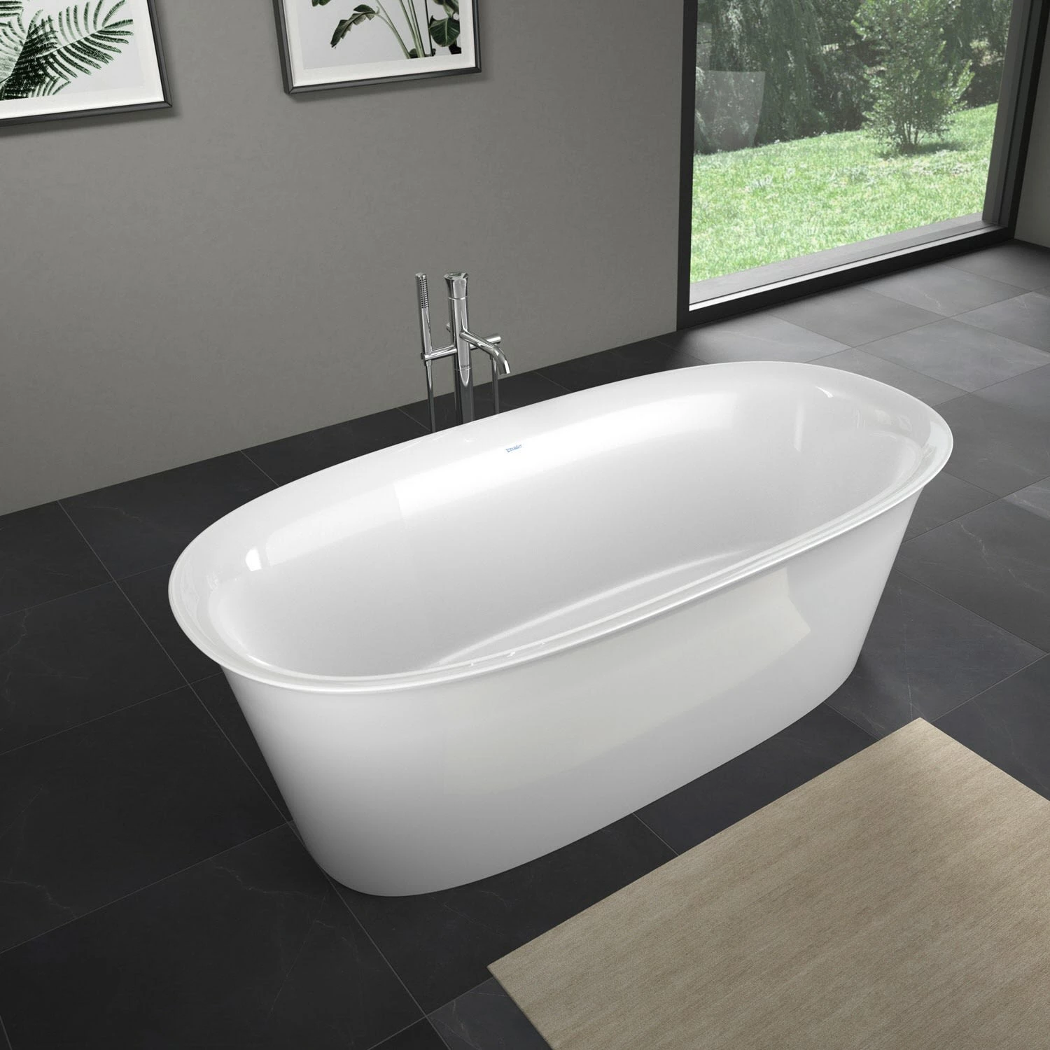 Duravit White Tulip Badewanne Freistehend 180 X 90 Cm 9 Duravit White Tulip Badewanne Freistehend 180 X 90 Cm – Bild 7