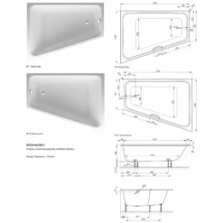 Bette Space L Eck-Badewanne 170 X 130 Cm Einbau Ecke Links -Badezimmer Verkaufs-Shop hersteller bette badewannen eckbadewannen space m 2584498