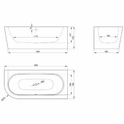 Bette Starlet V Silhouette Eckbadewanne 165 X 75 Cm -Badezimmer Verkaufs-Shop hersteller bette badewannen eckbadewannen starlet v 2118547