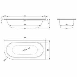 Bette Starlet V Badewanne 185 X 85 Cm Mit Bohrungen Für 1 Griff -Badezimmer Verkaufs-Shop hersteller bette badewannen eckbadewannen starlet v 2118568