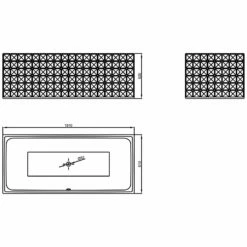 Bette Loft Ornament Freistehende Rechteck-Badewanne 181 X 81 Cm -Badezimmer Verkaufs-Shop hersteller bette badewannen freistehende loft ornament 2118097