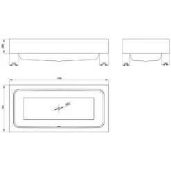 Bette One Highline Wanne 190 X 90 Cm -Badezimmer Verkaufs-Shop hersteller bette badewannen freistehende one highline 2118127