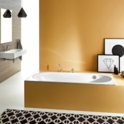 Bette Comodo Rechteck-Badewanne 170 X 75 Cm, Überlauf Hinten