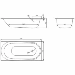 Bette Comodo Rechteck-Badewanne 190 X 90 Cm, Überlauf Hinten -Badezimmer Verkaufs-Shop hersteller bette badewannen rechteckbadewannen comodo 190 2117896
