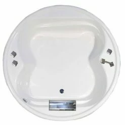 Caribia Vidal Rund-Badewanne 184 Cm