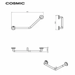 COSMIC Architect Wannengriff 135 Grad Rechts