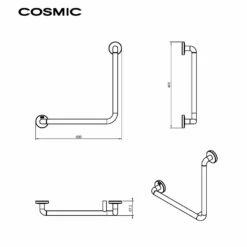 COSMIC Architect Wannengriff 90 Grad Rechts