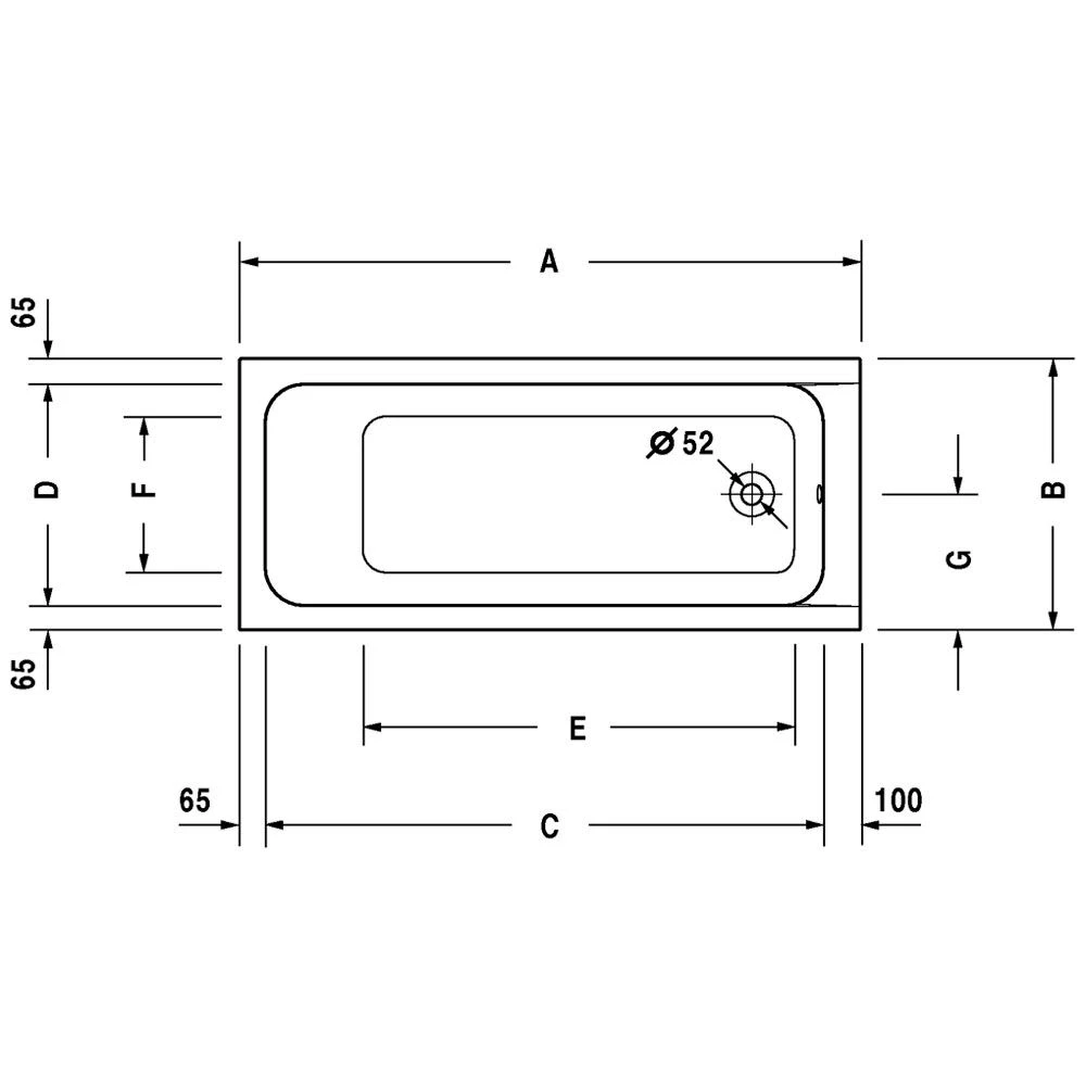 Duravit D-Code Rechteck Whirlwanne 160 X 70 Cm Mit Jet Project 3 Duravit D-Code Rechteck Whirlwanne 160 X 70 Cm Mit Jet Project