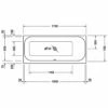 Duravit Happy D2 Rechteck Whirlwanne 180 X 75 Cm Mit Combi-System P, Rückenschräge Rechts -Badezimmer Verkaufs-Shop hersteller duravit badewannen happy 2 whirlwannen 957850