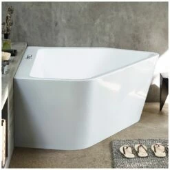 Duravit Paiova 5-Eck Badewanne Rechts, Mit Verkleidung 177 X 130 Cm