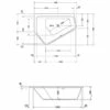 Duravit Paiova 5-Eck Badewanne Links, Einbauversion 190 X 140 Cm -Badezimmer Verkaufs-Shop hersteller duravit badewannen paiova 5 eck 735301