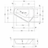 Duravit Paiova 5-Eck Badewanne Rechts, Einbauversion 190 X 140 Cm -Badezimmer Verkaufs-Shop hersteller duravit badewannen paiova 5 eck 735302