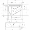 Duravit Paiova 5-Eck Badewanne Links, Mit Verkleidung 190 X 140 Cm -Badezimmer Verkaufs-Shop hersteller duravit badewannen paiova 5 eck 735303