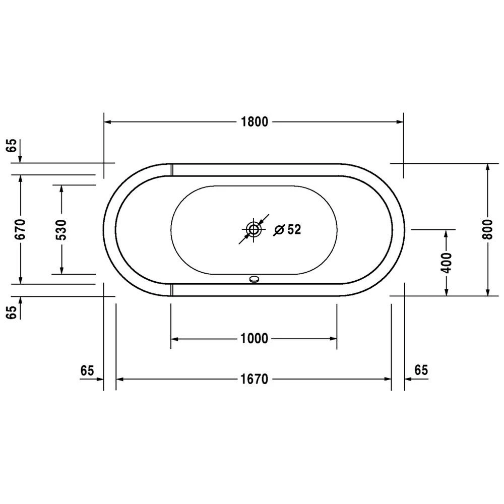 Duravit Starck Oval Whirlwanne 180 X 80 Cm Freistehend Mit Jet System, Zwei Rückenschrägen 3 Duravit Starck Oval Whirlwanne 180 X 80 Cm Freistehend Mit Jet System, Zwei Rückenschrägen