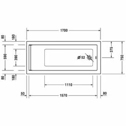 Duravit Starck Rechteck Whirlwanne 170 X 75 Cm Mit Combi-System E, Einer Rückenschräge 5 Duravit Starck Rechteck Whirlwanne 170 X 75 Cm Mit Combi-System E, Einer Rückenschräge -Badezimmer Verkaufs-Shop hersteller duravit badewannen starck whirlwannen whirlpools 957900