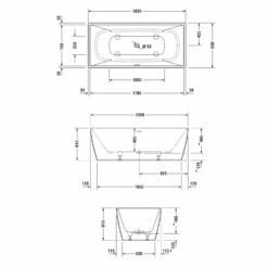 Duravit DuraSquare Badewanne Freistehend 185 X 85 Cm 17 Duravit DuraSquare Badewanne Freistehend 185 X 85 Cm -Badezimmer Verkaufs-Shop hersteller duravit durasquare badewannen freistehend 185 2143900