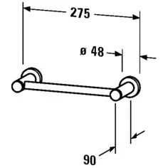 Duravit D-Code Wannengriff
