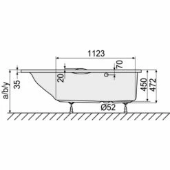 DUSCHOLUX Ancona 243 Vario Badewanne 170 X 80 Cm -Badezimmer Verkaufs-Shop hersteller duscholux rechteckbadewannen ancona 243 vario 1067147