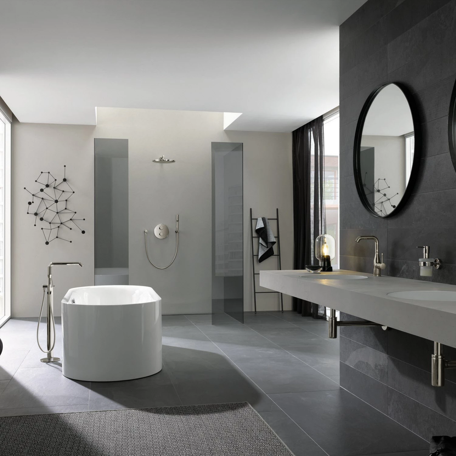 GROHE Essence Freistehende Badewanne 180 X 80 Cm, Ohne Überlauf 4 GROHE Essence Freistehende Badewanne 180 X 80 Cm, Ohne Überlauf – Bild 2