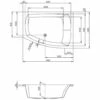 Hoesch Largo Eck-Badewanne 180 X 130 Cm Rechte Ausführung -Badezimmer Verkaufs-Shop hersteller hoesch badewannen eckbadewannen largo 180 598004