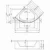 Hoesch Spectra Eck-Badewanne 140 X 140 Cm Mit Loser Schürze 2 Hoesch Spectra Eck-Badewanne 140 X 140 Cm Mit Loser Schürze -Badezimmer Verkaufs-Shop hersteller hoesch badewannen eckbadewannen spectra 140 597947
