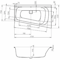 Hoesch Thasos Eckbadewanne 175 X 110 Cm Rechte Ausführung Ablaufabdeckung Weiß 5 Hoesch Thasos Eckbadewanne 175 X 110 Cm Rechte Ausführung Ablaufabdeckung Weiß -Badezimmer Verkaufs-Shop hersteller hoesch badewannen eckbadewannen thasos 175 4950257