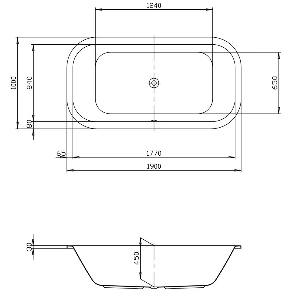 Hoesch Edition Andrée Putmann Ovalbadewanne 190 X 100 Cm 4 Hoesch Edition Andrée Putmann Ovalbadewanne 190 X 100 Cm – Bild 2