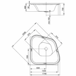 Hoesch Ergo+ Eck-Badewanne 164 X 164 Cm Mit Außenverkleidung -Badezimmer Verkaufs-Shop hersteller hoesch badewannen whirlpools eckbadewannen ergo 1405344