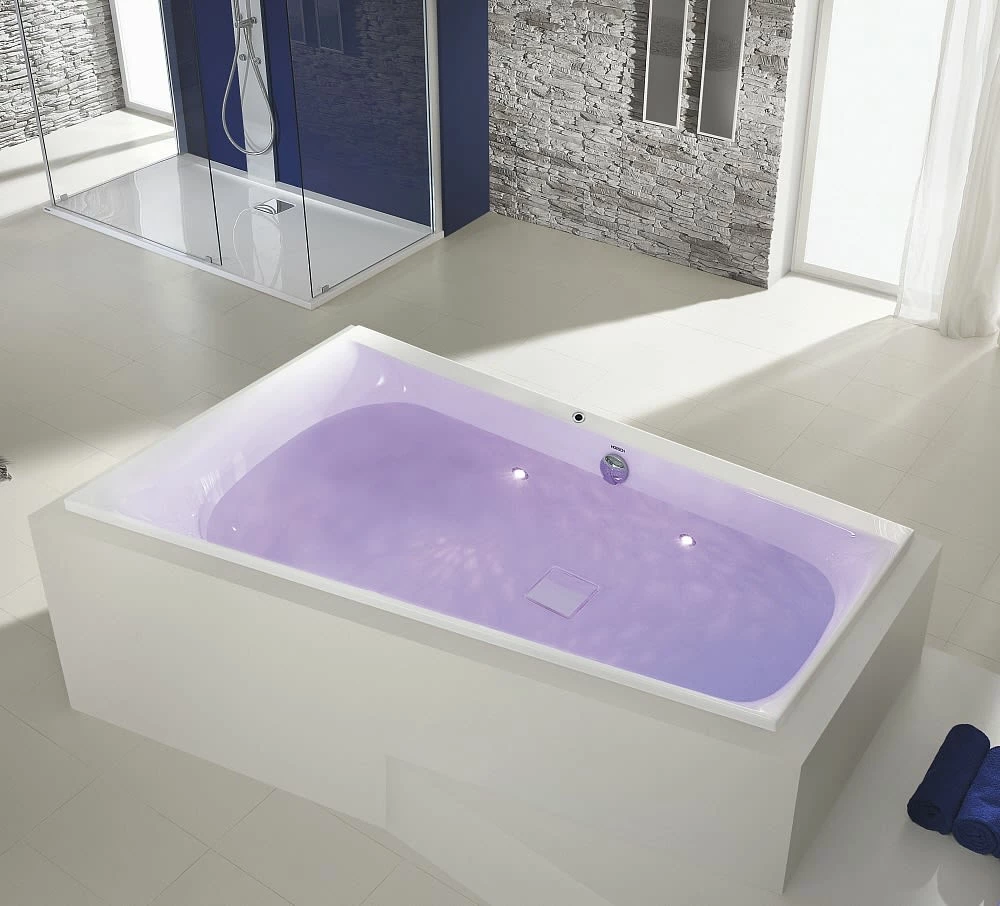 Hoesch Thasos Eckbadewanne 175 X 110 Cm Linke Ausführung, 4 LED Scheinwerfern, InvisibleSound 4 Hoesch Thasos Eckbadewanne 175 X 110 Cm Linke Ausführung, 4 LED Scheinwerfern, InvisibleSound – Bild 2