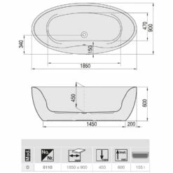 Hoesch Cabo Oval-Badewanne 185 X 90 Cm Freistehend 5 Hoesch Cabo Oval-Badewanne 185 X 90 Cm Freistehend -Badezimmer Verkaufs-Shop hersteller hoesch badewannen whirlpools freistehende cabo 1402618